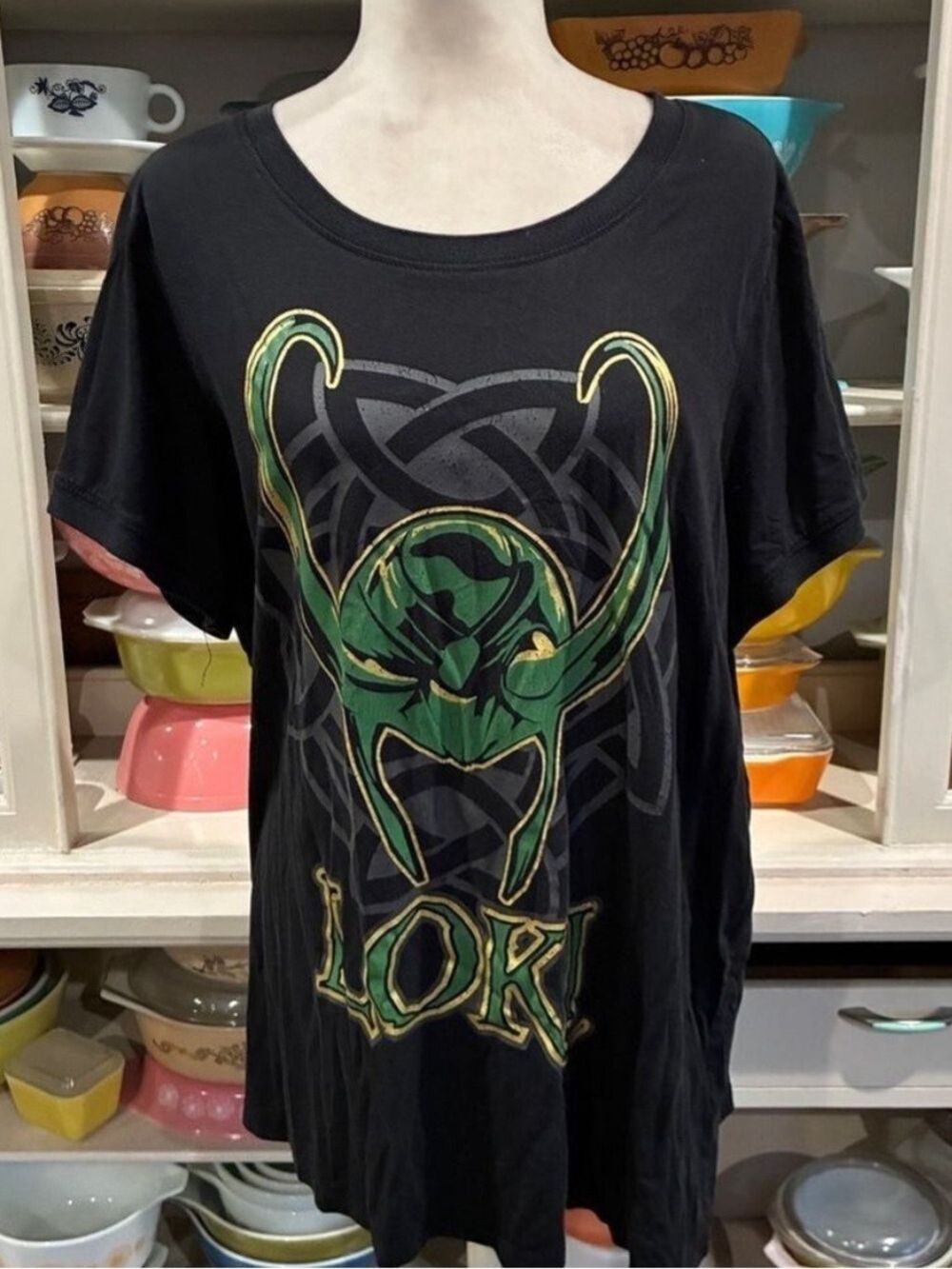 Marvel x Torrid Loki Ringer Top - Size 3X